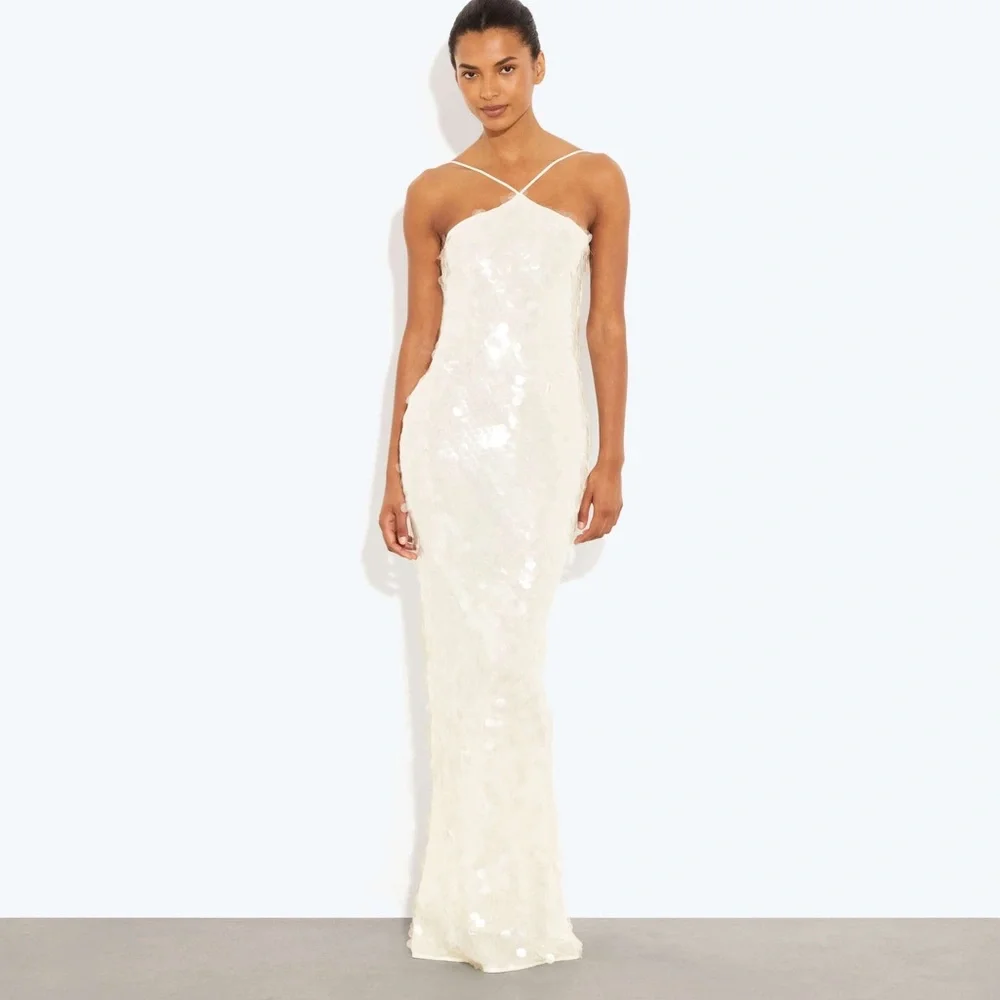 Rat & Boa One Shoulder White Dress - Picture 2 of 5
